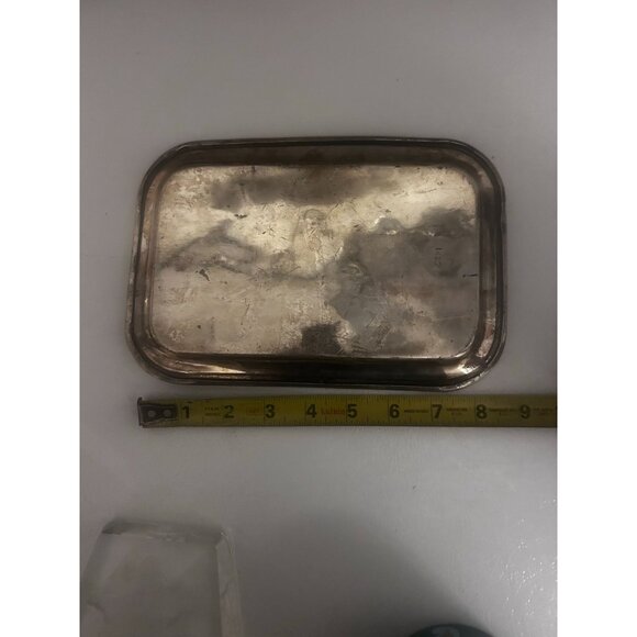 Vintage Silver Sheffield Reproductions Rectangular Platter Tray - Picture 5 of 6